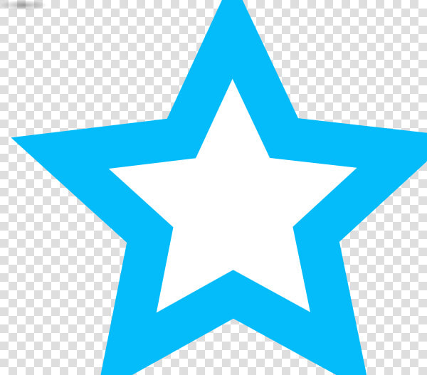 Blue Star Outline Clip Art At Vector Clip Art   Blue Star Outline  HD Png DownloadTransparent PNG