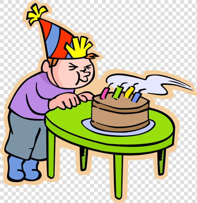 Vector Illustration Of Primary Or Elementary School   Blowing Out Birthday Candles Clipart  HD Png DownloadTransparent PNG