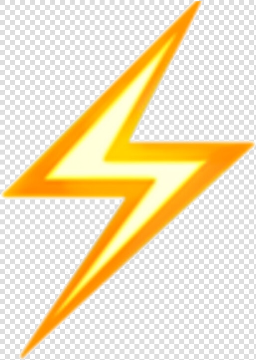 Transparent Rayo Png   Iphone Lightning Bolt Emoji  Png DownloadTransparent PNG