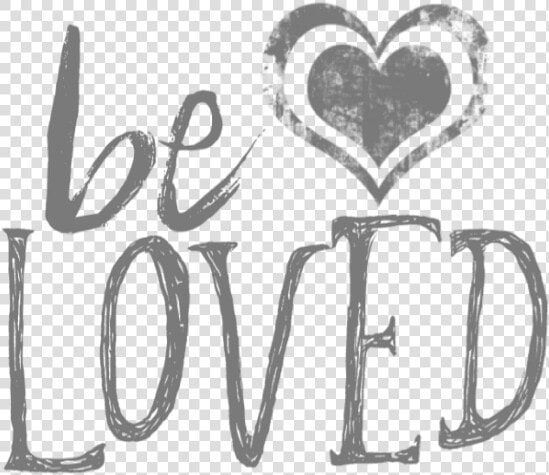 Be Loved Logo Black   Heart  HD Png DownloadTransparent PNG