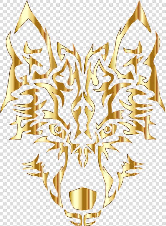 Symbol wing fictional Character   Golden Wolf Logo Png  Transparent PngTransparent PNG