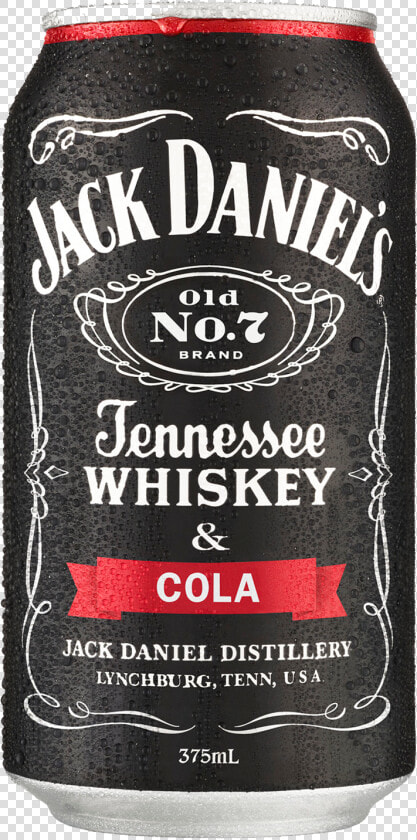 Jack Daniel S Tennessee Whiskey  amp  Cola Cans 10 Pack   Jack Daniel  39 s Tennessee Whiskey  amp  Cola Can  HD Png DownloadTransparent PNG