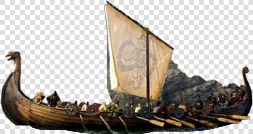  vikings  ship  boat  war  flag  sail  crew  history   Middle Ages Viking Ships  HD Png DownloadTransparent PNG