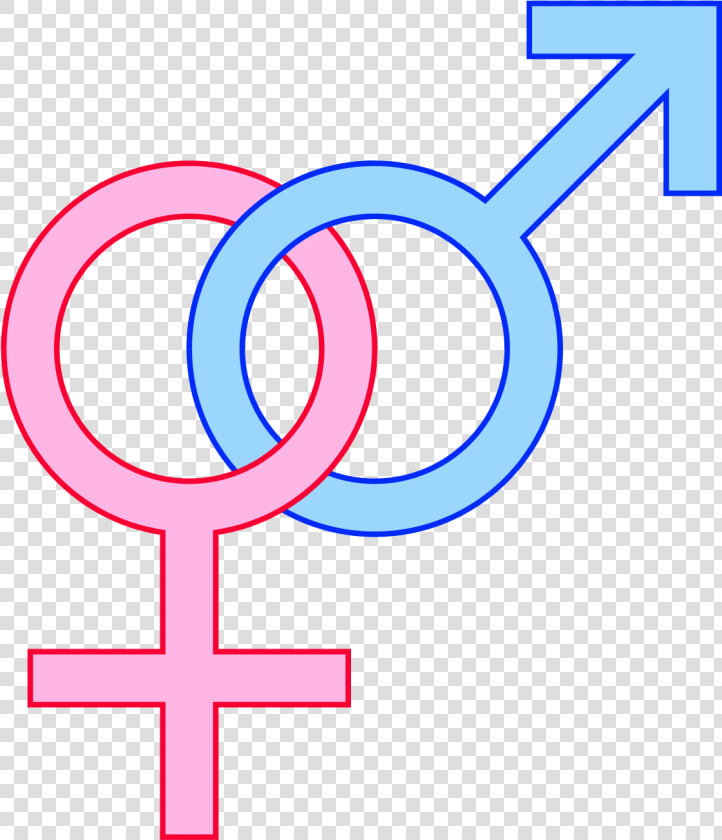 Male And Female Symbol Linked  HD Png DownloadTransparent PNG