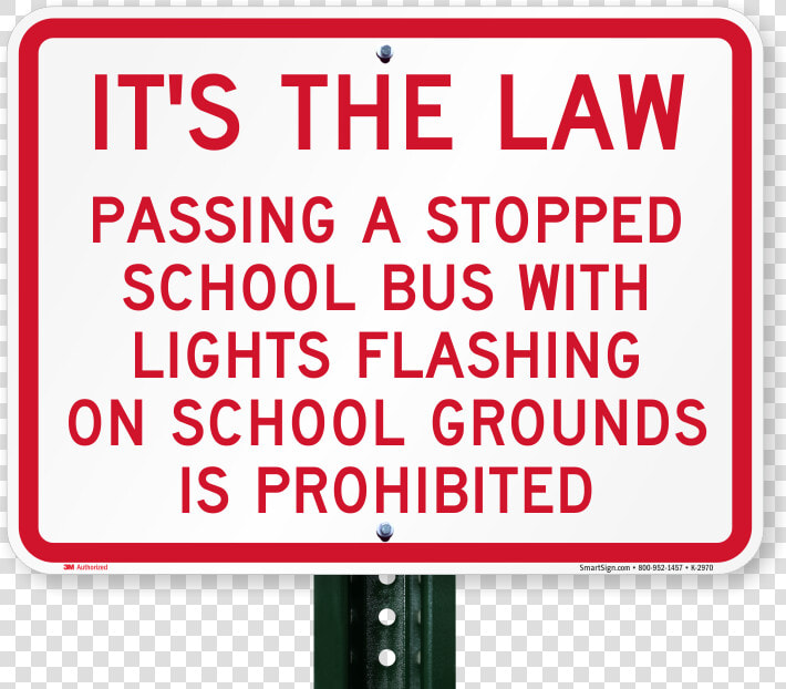 Passing Stopped Bus With Lights Prohibited Signs   Sign  HD Png DownloadTransparent PNG