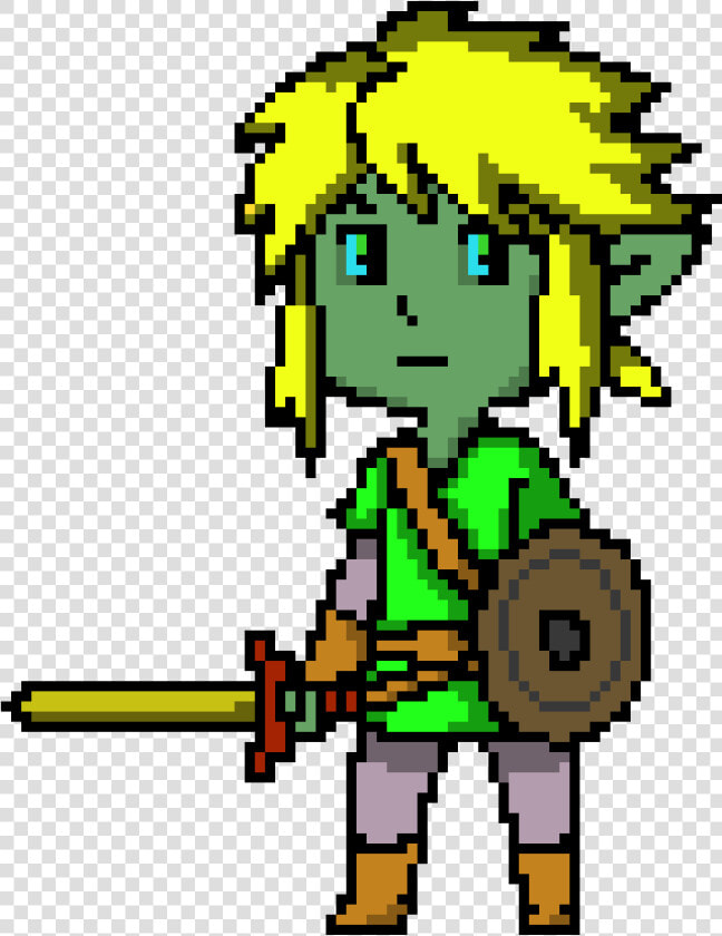 Pixel Art Link Breath Of The Wild Clipart   Png Download   Link Breath Of The Wild Pixel Art  Transparent PngTransparent PNG