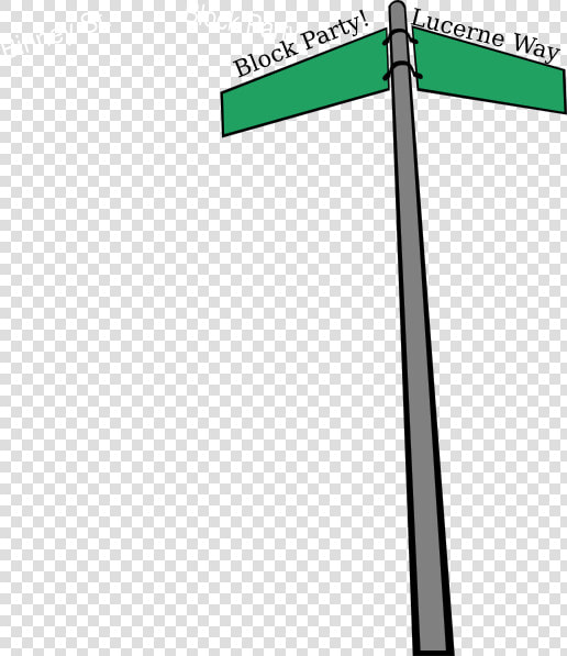 Transparent Block Party Clipart   Block Party Street Sign  HD Png DownloadTransparent PNG