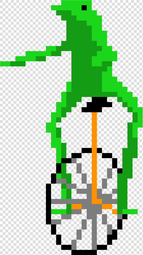 Dat Boi Meme Pixel Art  HD Png DownloadTransparent PNG