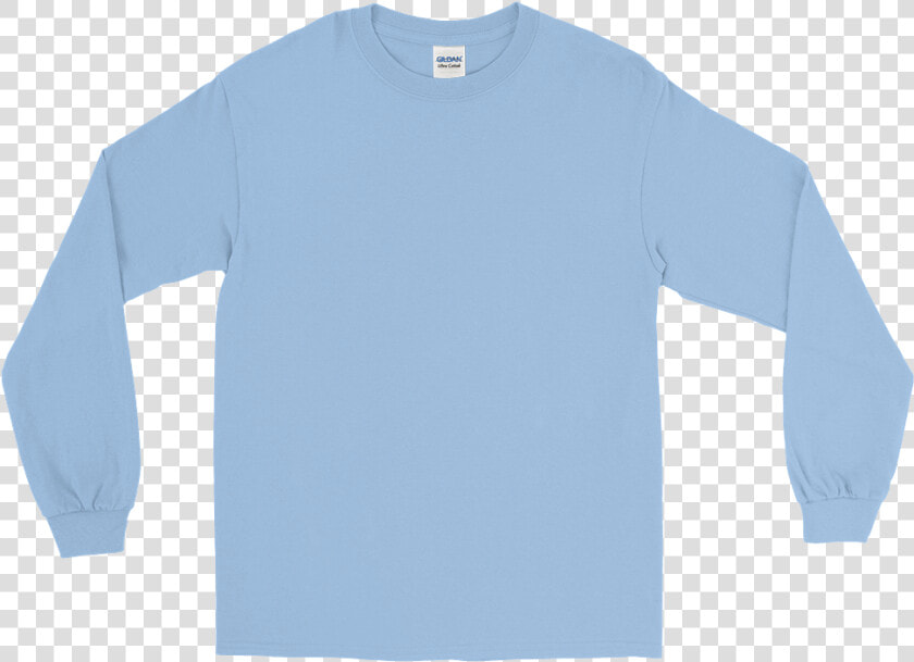 Longsleeveblank Mockup Flat Front Light Blue   Rl Grime Nova Merch  HD Png DownloadTransparent PNG