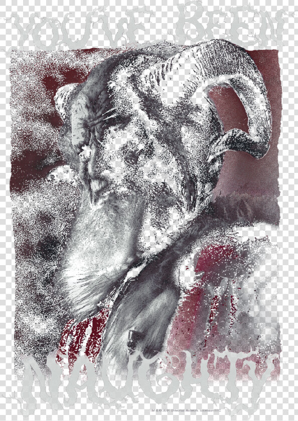 Grimm Merry Krampus Men S Ringer T shirt  HD Png DownloadTransparent PNG