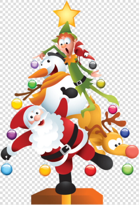 Elf Christmas Tree  Christmas Tree Clipart  Merry Christmas   Christmas Tree Clipart  HD Png DownloadTransparent PNG