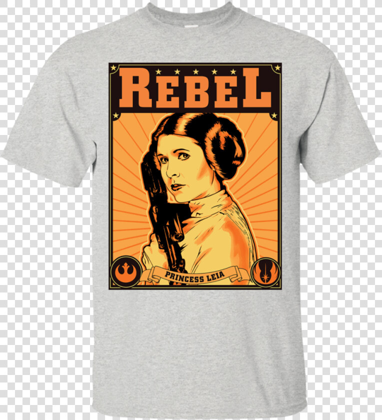 G200 Gildan Ultra Cotton T shirt   Princess Leia Rebel Sticker  HD Png DownloadTransparent PNG