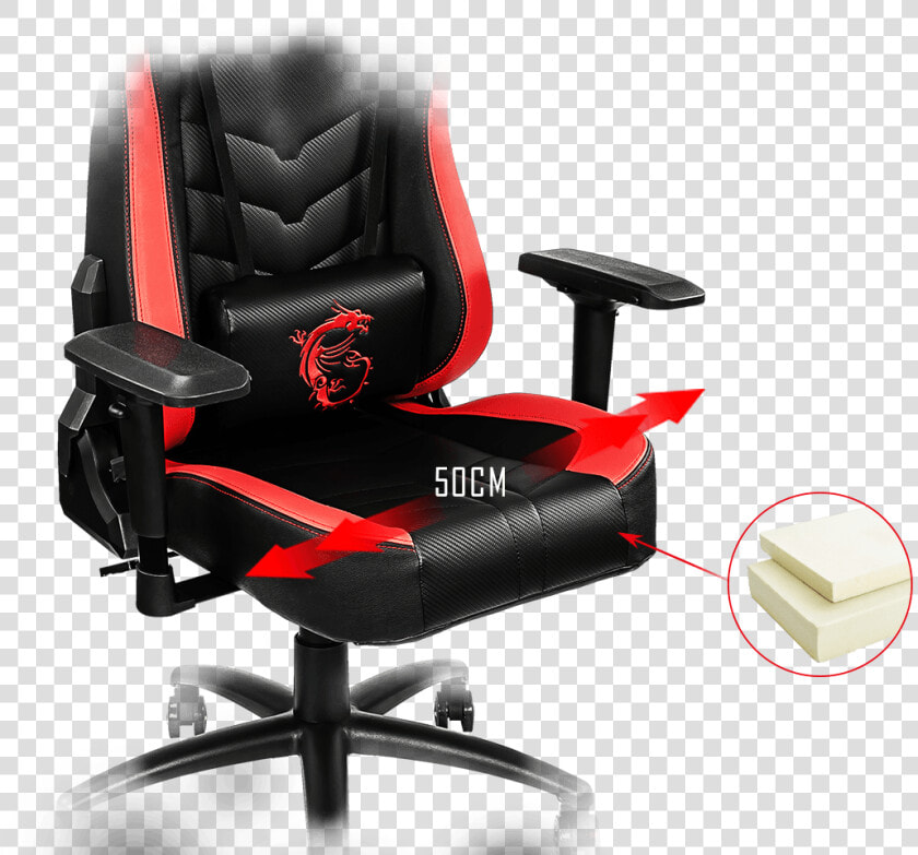 Chair   Msi Mag Ch110 Review  HD Png DownloadTransparent PNG