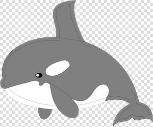 Cartoon Orca Clipart   Orca Whale Sewing Pattern  HD Png DownloadTransparent PNG