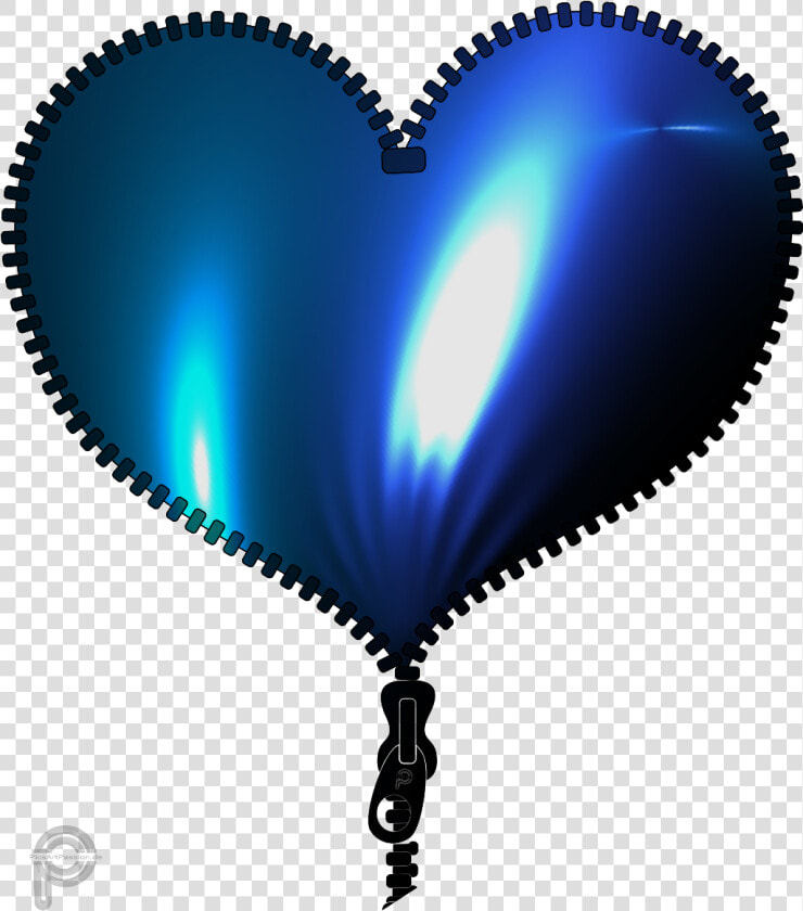 Zipperheart Blue Designelement Lighteffect Heart Zipper   Mill House Maui Logo  HD Png DownloadTransparent PNG