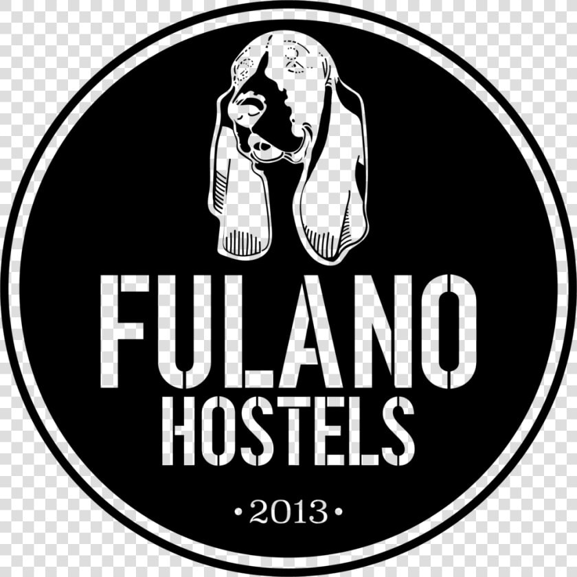 Fulano Hostels Negro   Label  HD Png DownloadTransparent PNG