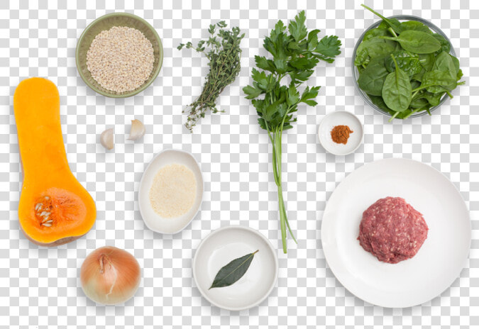 Lamb  amp  Butternut Squash Soup With Spinach  amp  Barley   Coriander  HD Png DownloadTransparent PNG