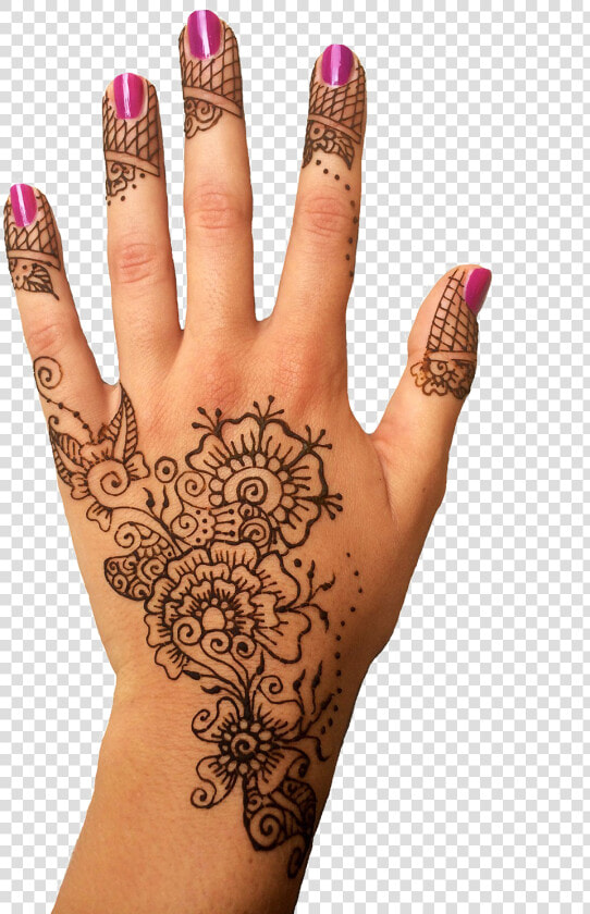 Mehendi Hand Designs Transparent Png   Henna On Hand Png  Png DownloadTransparent PNG