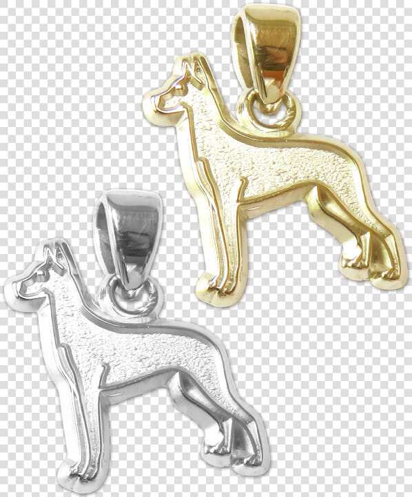 Great Dane Charm Or Pendant In Sterling Silver Or 14k   Welsh Terrier  HD Png DownloadTransparent PNG