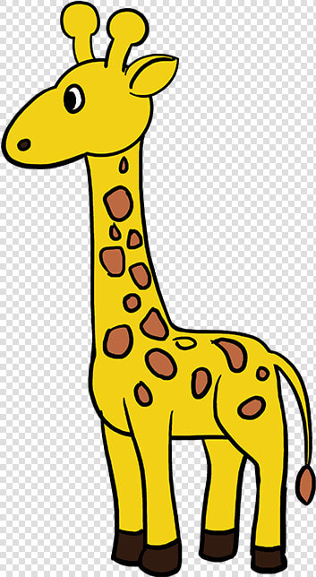 How To Draw Giraffe   Giraffes Easy To Draw  HD Png DownloadTransparent PNG