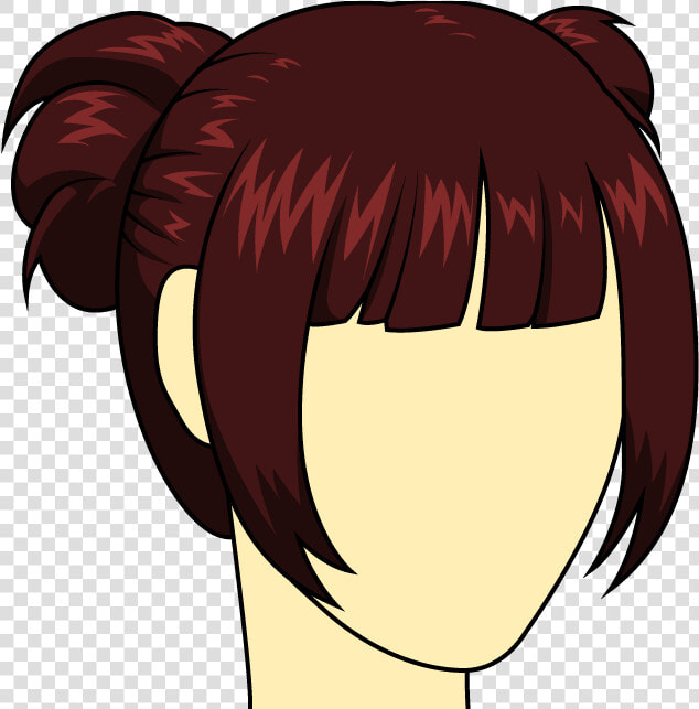 Anime Buns And Bangs  HD Png DownloadTransparent PNG