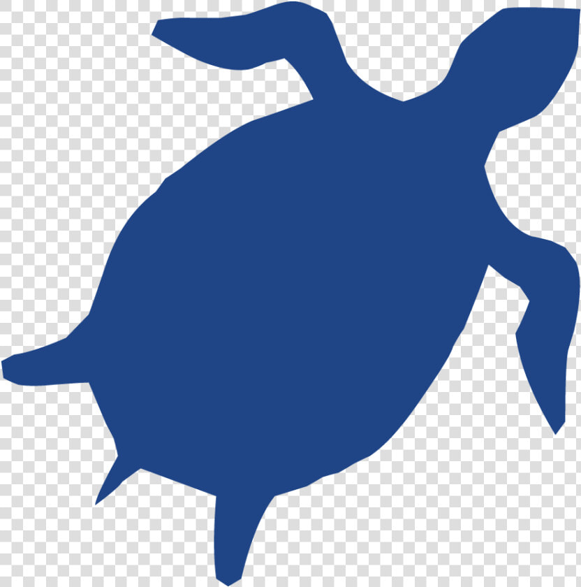 Sea Turtle Cobalt Blue Silhouette Clip Art   Turtle Silhouette Blue Png  Transparent PngTransparent PNG