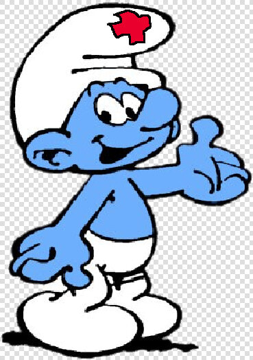 Nurse Smurf  HD Png DownloadTransparent PNG