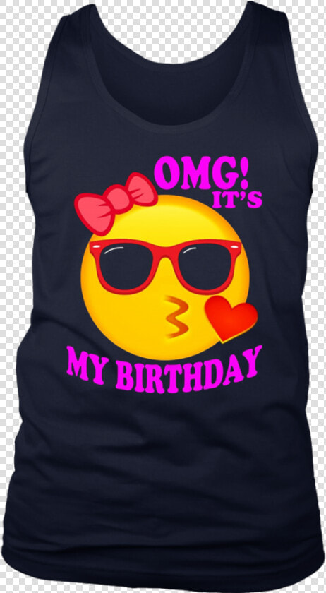 Brithday Emoji Shirt   Active Tank  HD Png DownloadTransparent PNG