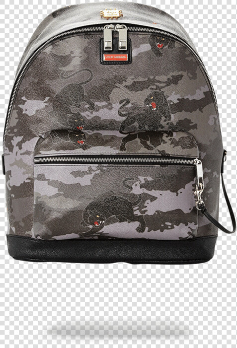 Sprayground Black Panther Camo Emperor   Sprayground Leather Bags Black  HD Png DownloadTransparent PNG