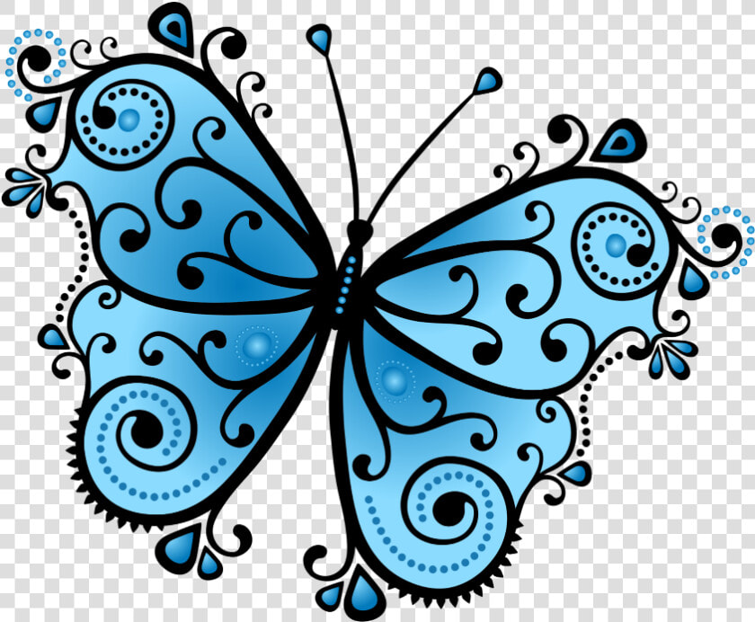  mq  blue  butterfly  butterflys  flying   Drawing Of Butterfly In Design  HD Png DownloadTransparent PNG