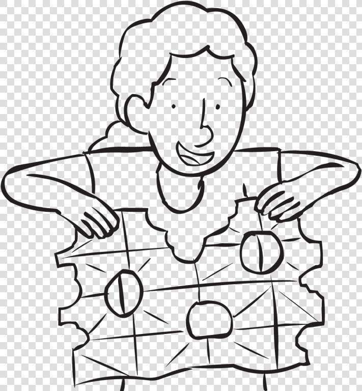 Back Person Unfolding Sheet Of Paper Which Has Holes   Team Building Tearing Paper  HD Png DownloadTransparent PNG