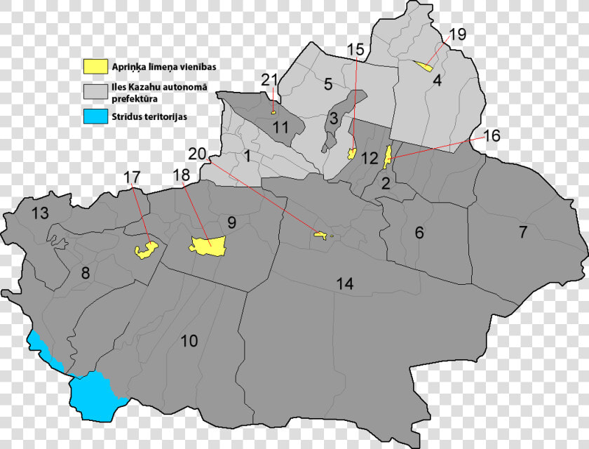 Xinjiang Prfc Map2 lv   Xinjiang Population Density Map  HD Png DownloadTransparent PNG