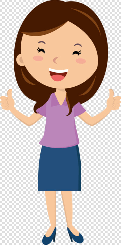 Volunteer With Us   Thumbs Up Girl Clipart  HD Png DownloadTransparent PNG