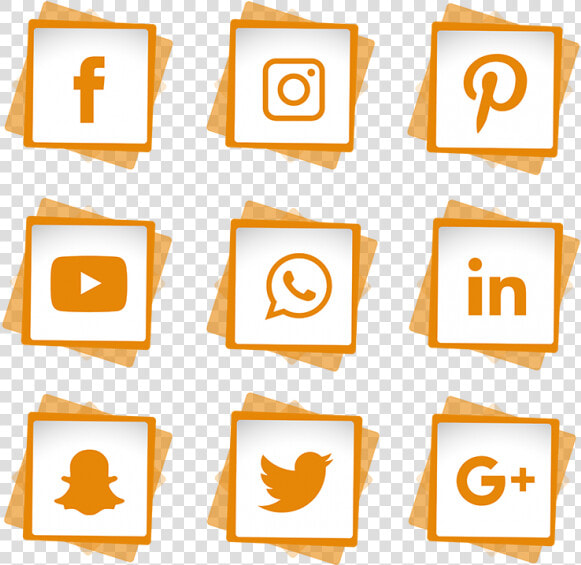 Social Media Buttons Png   Vector Social Media Logo Png  Transparent PngTransparent PNG