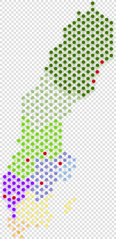 Sverige Städer Jan 2019   Sweden Pixel Map  HD Png DownloadTransparent PNG