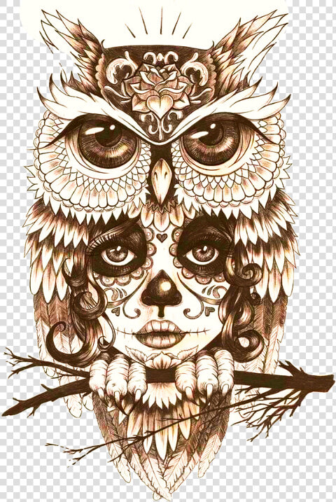 Body Owl Art Tattoo Mystic Drawing Clipart   Mystic Owl Tattoo Designs  HD Png DownloadTransparent PNG