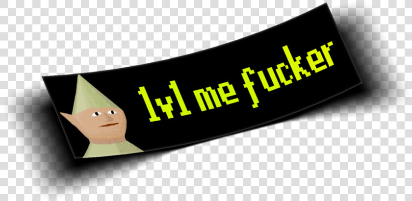 1v1 Me Fucker   Png Download   Banner  Transparent PngTransparent PNG