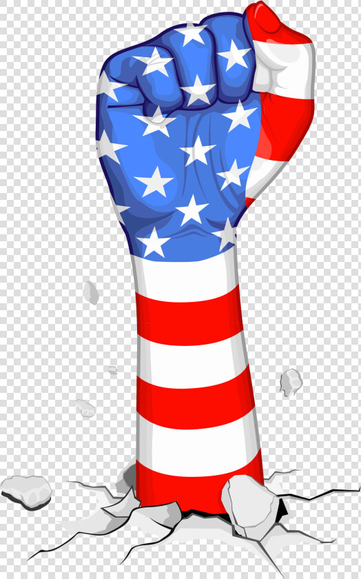 Drawn American Flag Png   American Flag Fist Png  Transparent PngTransparent PNG