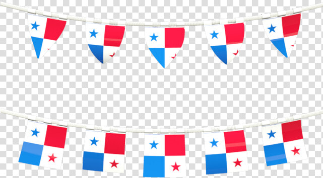 Rows Of Flags   Panama Flag Banner Png  Transparent PngTransparent PNG