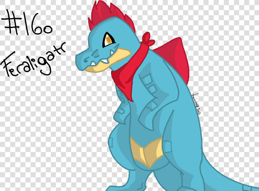 Transparent Feraligatr Png   Cartoon  Png DownloadTransparent PNG