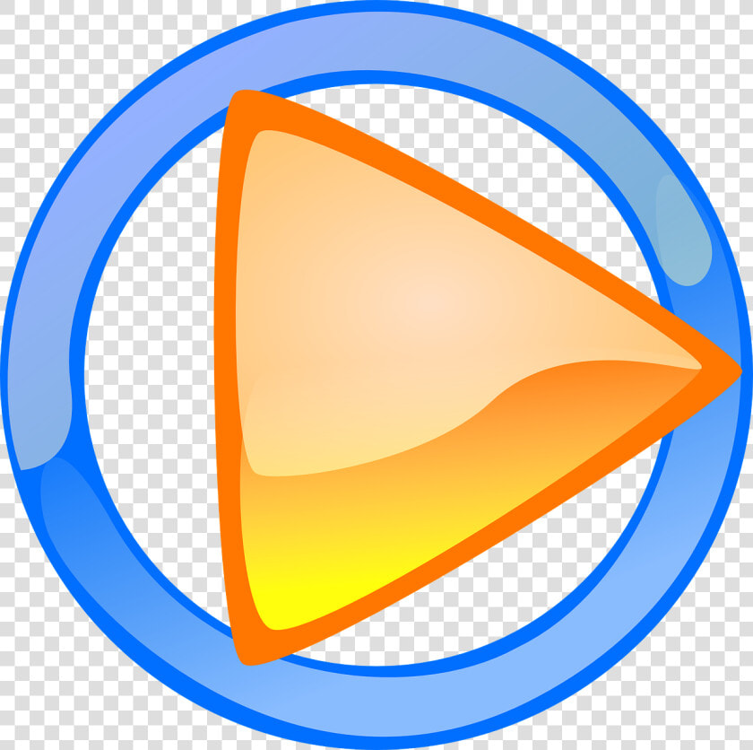 Triangle area symbol   Colorful Play Button Transparent  HD Png DownloadTransparent PNG