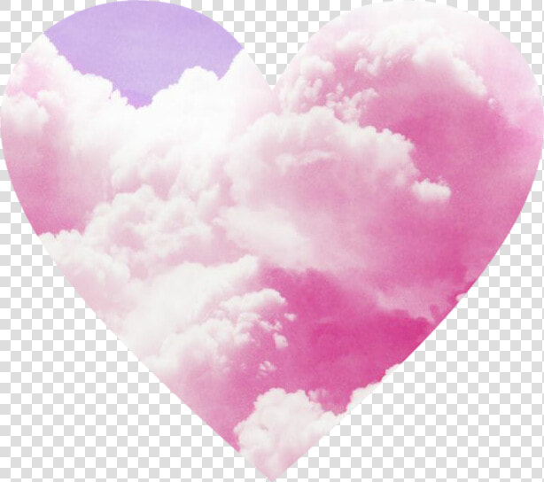  heart  cloud  pinkcloud  clouds  pinkclouds  pinkheart   Heart  HD Png DownloadTransparent PNG