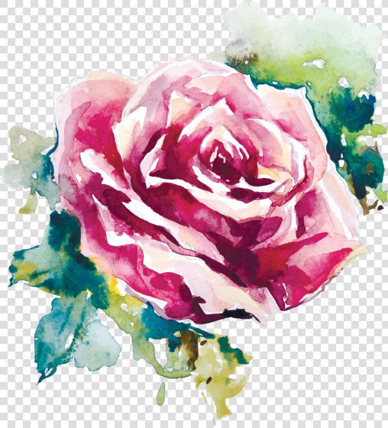 Rose Painting Vector   Png Download   Rose Flower Watercolor Painting  Transparent PngTransparent PNG