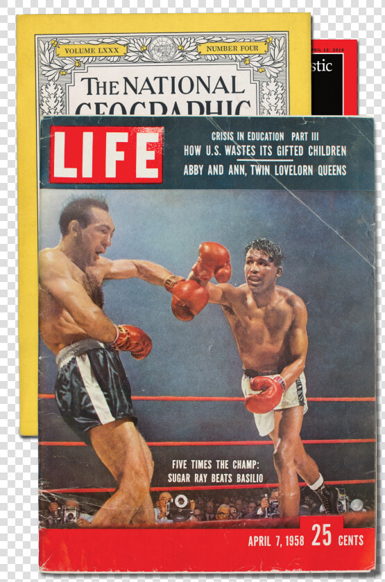 3 Magazines   Sugar Ray Robinson Color  HD Png DownloadTransparent PNG