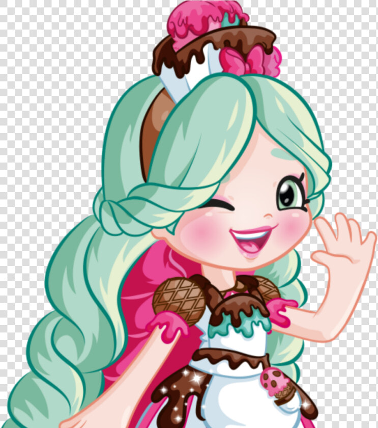  mq  girl  cake  shopkins   Shoppies Peppa Mint Chef Club  HD Png DownloadTransparent PNG