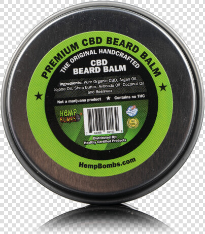 A Back View Of Cbd Beard Balm  A Grooming Product For   Eye Shadow  HD Png DownloadTransparent PNG