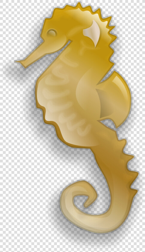 Transparent Seahorse Clipart   Gold Seahorse Clipart  HD Png DownloadTransparent PNG