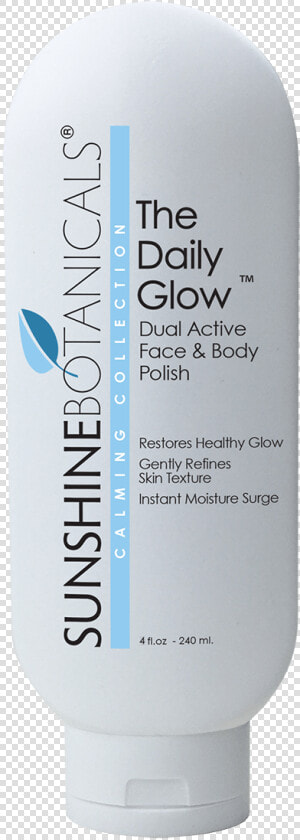 The Daily Glow Face And Body Polish And Scrub   Sunscreen  HD Png DownloadTransparent PNG