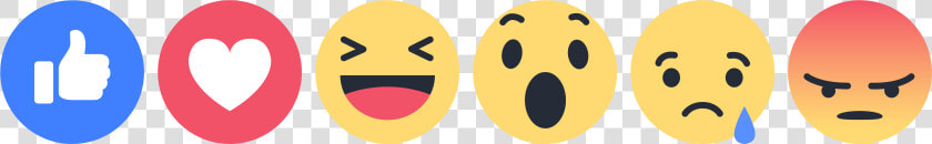  facebook  love  like  haha  sad  wow  angry  smile   Facebook Reactions Icons Png  Transparent PngTransparent PNG