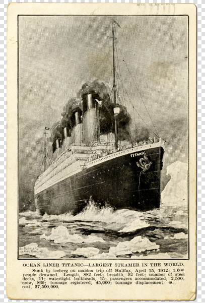 Titanic Memorial Postcards  HD Png DownloadTransparent PNG